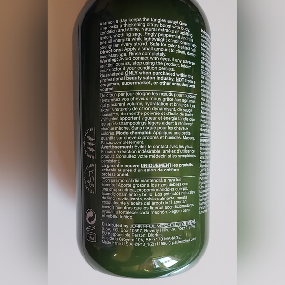 Paul Mitchell Tea Tree Thickening Conditioner NEW - Picture 2 of 2